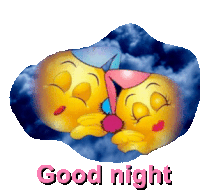Good Night Bedtime Sticker - Good Night Bedtime Couple Stickers