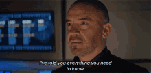 I Told You Everything You Need To Know Leland GIF - I Told You Everything You Need To Know Leland Star Trek Discovery GIFs