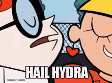 Hail Hydra GIF - Dexters Lab Hail Hydra Whisper GIFs