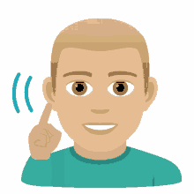 hearing person