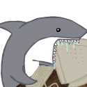 Shark Troll Sticker - Shark Troll Mega Bite Stickers