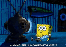 Movie Sponge Bob GIF - Movie Sponge Bob Wanna See Movie GIFs
