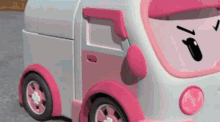 robocar poli amber car pink cute