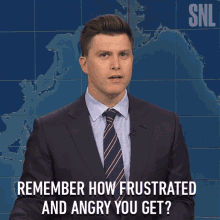 Remember How Frustrated And Angry You Get Colin Jost GIF - Remember How Frustrated And Angry You Get Colin Jost Saturday Night Live GIFs