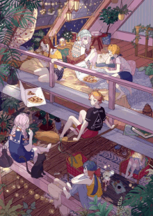 pizza sleepover friends