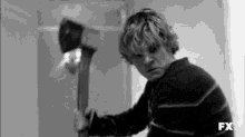 evan peters axe murder rage