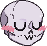 Pixel Skull Sticker - Pixel Skull Uwu Stickers