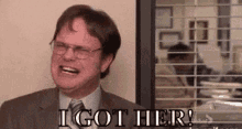 Dwight Schrute The Office GIF - Dwight Schrute The Office I Got Her GIFs