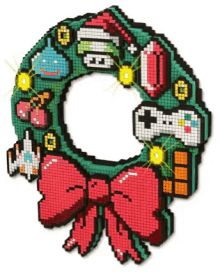 Christmas Wreath GIF - Christmas Wreath Pixel Art GIFs