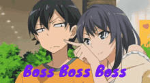 Boss Poke GIF - Boss Poke Anime GIFs