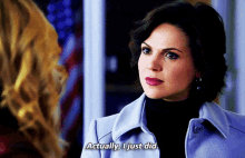 Once Upon A Time Regina Mills GIF - Once Upon A Time Regina Mills Actually I Just Did GIFs