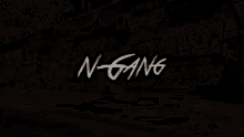 gang gang n gang logo blinking graffiti