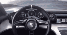 Porsche Steering Wheel GIF - Porsche Steering Wheel Autopilot GIFs