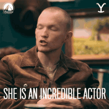 She Is An Incredible Actor Jefferson White GIF - She Is An Incredible Actor Jefferson White Yellowstone GIFs