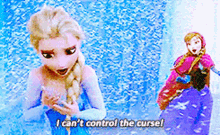 Frozen Elsa GIF - Frozen Elsa I Cant Control The Curse GIFs