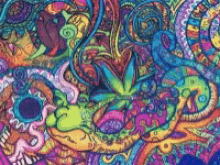Trippy Cannabis GIF - Trippy Cannabis Mary Jane GIFs