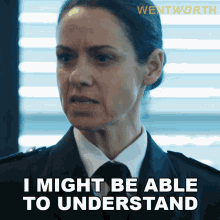 I Might Be Able To Understand Vera Bennett GIF - I Might Be Able To Understand Vera Bennett Wentworth GIFs