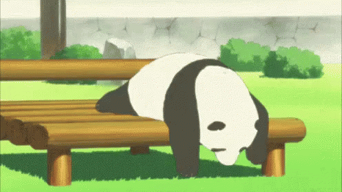 Panda Roll GIF - Panda Roll Tired - Descubre & Comparte GIFs