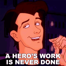 A Heros Work Is Never Done Dr Peter Venkman GIF - A Heros Work Is Never Done Dr Peter Venkman Ghostbusters GIFs