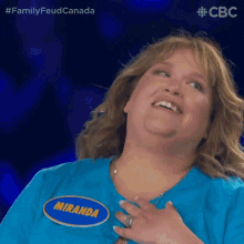 relieved miranda family feud canada what a relief im glad