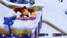 donkey kong snowboarding snowboard mario mario party donkey kong snowboarding snowboard mario mario party
