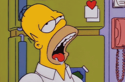 Homer Drooling GIFs Tenor.