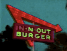 In And Out Burger Retro GIF - In And Out Burger Retro Sign GIFs