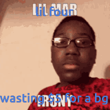 Lil Mar Lil Four GIF - Lil Mar Lil Four Wasting Five Dollars For A Bg GIFs