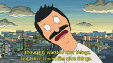 bobs burgers nice things stuff but no i thought i wanted nice things