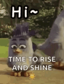 Angry Birds Rise And Shine GIF - Angry Birds Rise And Shine Hi GIFs