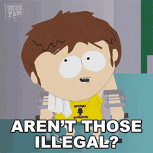 Arent Those Illegal Jimmy Valmer GIF - Arent Those Illegal Jimmy Valmer South Park GIFs