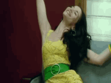 Natalia Oreiro Happy GIF - Natalia Oreiro Happy Hands Up GIFs