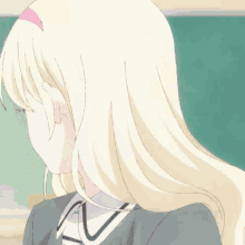 asobi asobase anime wink olivia smile