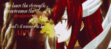 Fairy Tail Strength GIF - Fairy Tail Strength Alive GIFs