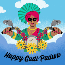 Gudi Padwa Happy Gudi Padwa GIF - Gudi Padwa Happy Gudi Padwa Ugadi GIFs