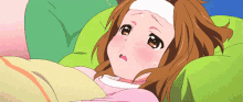 Chica Anime Con Resfrio O Gripa Estornudando GIF - Gripa Gripe Estornudo GIFs