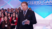 Silvio Santos GIF - Silvio Santos Shrug Idk GIFs