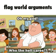 flag world argument family guy funny