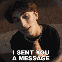I Sent You A Message Johnny Orlando GIF - I Sent You A Message Johnny Orlando See You GIFs