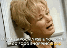 Its The Apocalypse You Wanna Go Shopping GIF - Its The Apocalypse You Wanna Go Shopping American Horror Story GIFs