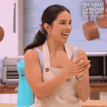 Smiling Aimee GIF - Smiling Aimee The Great Canadian Baking Show GIFs