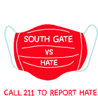 South Gate Vs Hate Sticker - South Gate Vs Hate La Stickers