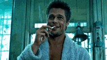 Tyler Durden Brad Pitt GIF - Tyler Durden Brad Pitt Laughing GIFs