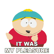 its was my pleasure eric cartman south park s6e2 jared has aides