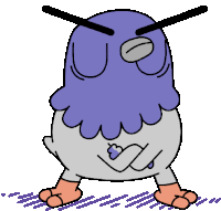 Angry Pigeon With Crossed Arms Sticker - Bro Pigeon Google Stickers