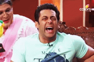 Salman Khan Hysterical GIF - Salman Khan Hysterical Crazy Laugh - Discover  & Share GIFs