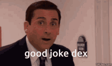 Dex Joke GIF - Dex Joke Office GIFs