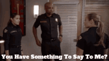 Station19 Andy Herrera GIF - Station19 Andy Herrera You Have Something To Say To Me GIFs
