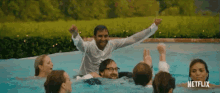 Playing In The Pool GIF - Master Of None Pool Party GIFs
