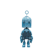 blue robot